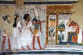 Egyptian Wallpainting in tomb