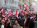 Egyptians calling for the resignation of Mubarak