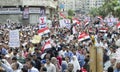 Egyptians demonstrating against Military Council