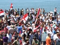 Egyptians demonstrators calling for reform