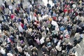 Egyptians protesting army brutality against women