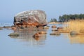 Ehalkivi - the erratic boulder Royalty Free Stock Photo