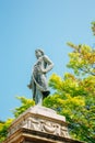 Imabari Castle statue in Ehime, Shikoku, Japan