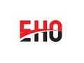 EHO Letter Initial Logo Design Vector Illustration