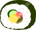 Eho-maki sushi roll
