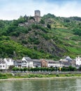 Ehrenfels Castle in Rudesheim Royalty Free Stock Photo