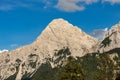 Ehrwalder Sonnenspitze - Mieming Range - Alps Tyrol Austria Royalty Free Stock Photo