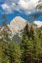 Ehrwalder Sonnenspitze - Mieming Range - Alps Tyrol Austria Royalty Free Stock Photo