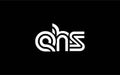 EHS Creative Unique Modern Letter Logo Design Royalty Free Stock Photo