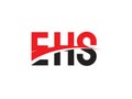 EHS Letter Initial Logo Design Vector Illustration Royalty Free Stock Photo