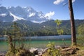 Eibsee, the emerald lake at the base of Zugspitze