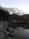 Eibsee Germany Mountains Alps Zugspitze