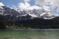 Eibsee lake in Garmisch-Partenkirchen, Bavaria, Germany Royalty Free Stock Photo