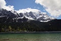 Eibsee lake in Garmisch-Partenkirchen, Bavaria, Germany Royalty Free Stock Photo