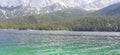 Eibsee Zugspitze  grainau Meere Royalty Free Stock Photo