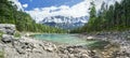 Eibsee Zugspitze Royalty Free Stock Photo