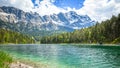 Eibsee Zugspitze Royalty Free Stock Photo