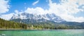 Eibsee Zugspitze Royalty Free Stock Photo