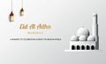 Eid Al Adha Background. Fit for greeting card, wallpaper and other