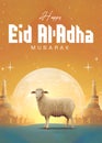 Eid Al Adha Banner Design illustration