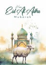 Eid Al Adha Banner Design illustration