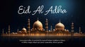 Eid Al Adha Banner Design illustration