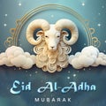 Eid Al Adha Banner Design illustration