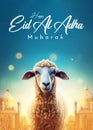 Eid Al Adha Banner Design illustration