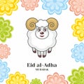 Eid al adha greeting card