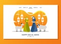 Eid al Adha landing page concept