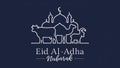 Eid al adha mubarak background, Images are generated with the use of AI