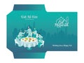 Eid al fitr money envelope Royalty Free Stock Photo