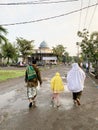 Eid al-Fitr prayer at the mosque