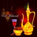 Eid Mubarak background Royalty Free Stock Photo