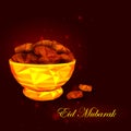 Eid Mubarak background Royalty Free Stock Photo