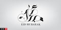 Eid Mubarak Calligraphy Royalty Free Stock Photo