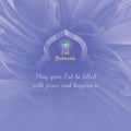Eid Mubarak greeting card design Royalty Free Stock Photo