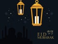 eid mubarak postcard