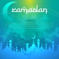 Eid Mubarak Ramadan Kareem Islamic Greeting of Holy Month