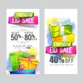 Eid Mubarak Sale Website Banners.