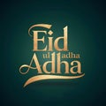 Eid Ul-Adha greeting Design, Eid Mubarak, Generated Ai Royalty Free Stock Photo