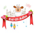 Eid ul Adha, Happy Bakra Id background Royalty Free Stock Photo