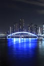 Eidai Bridge and Sumida River in Tokyo, Japan