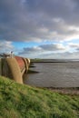 Eidersperrwerk Flood Barrier,North Sea,North Frisia,Germany