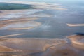 Eiderstedt, Aerial Photo of the Schleswig-Holstein Wadden Sea National Park Royalty Free Stock Photo