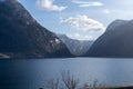 Eidfjorden, fjord in Hardanger, Vestland county, the innermost part of the Hardangerfjord. Photo near the village of Brimnes