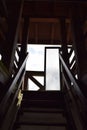 Kaisersesch, Germany - 07 26 2022: inside of a Roman Empire tower, gate