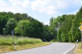 Eifel Road with a truck approaching