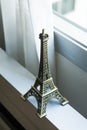Eifel Tower Model with white curtain