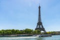 The eifel tower in Paris from a tiny street Royalty Free Stock Photo